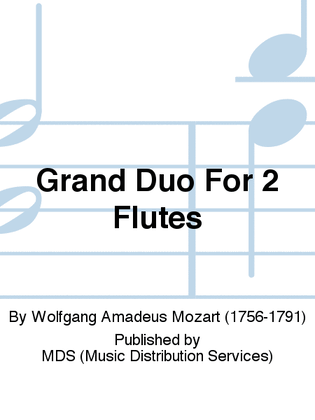Book cover for Grand Duo for 2 Flutes