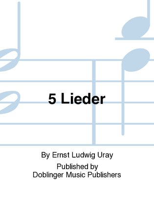 Book cover for 5 Lieder