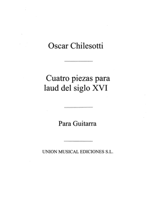 Book cover for Cuatro Piezas Para Laud Del Xvi Century