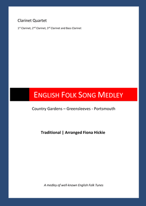 Book cover for English Folk Song Medley