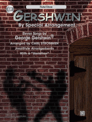 Book cover for Gershwin By Special Arrangement - Flute/Oboe