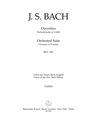 Book cover for Ouverture (Orchestersuite) b minor BWV 1067