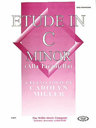 Book cover for Etude in C Minor