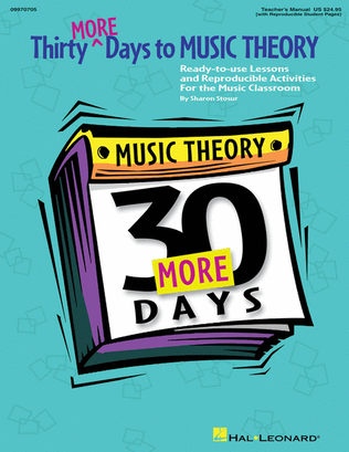 Book cover for Thirty More Days To Music Theory