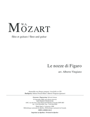 Book cover for Le nozze di Figaro