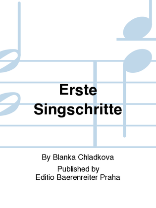 Book cover for Erste Singschritte