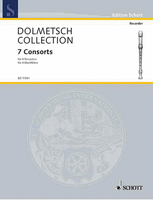 Book cover for 7 Consorts from the Dolmetsch Collection