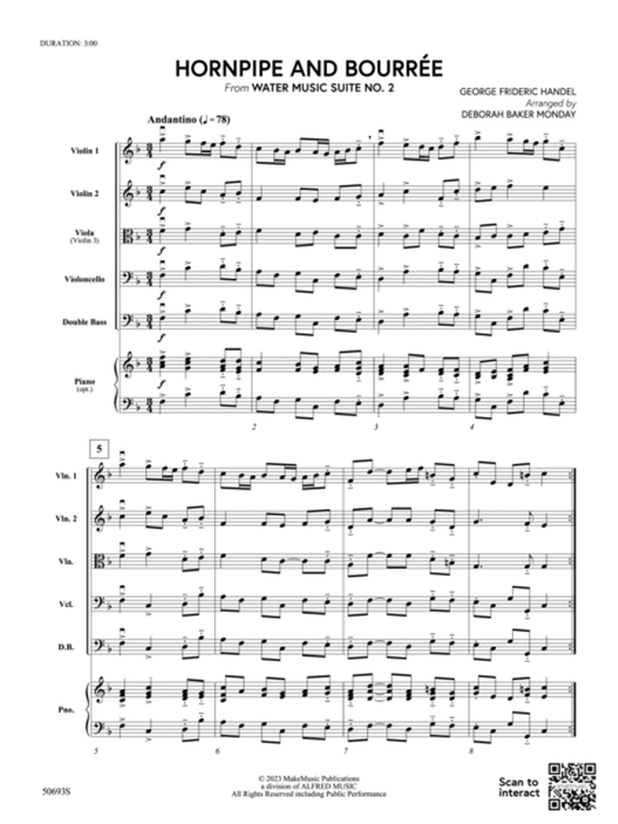 Hornpipe and Bourrée: Score