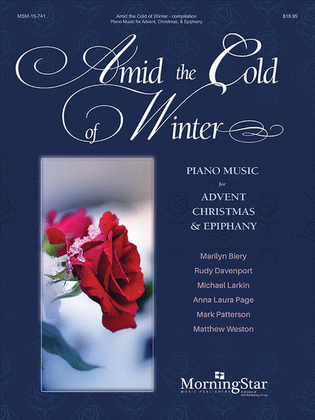 Book cover for Amid the Cold of Winter: Piano Music for Advent, Christmas, & Epiphany