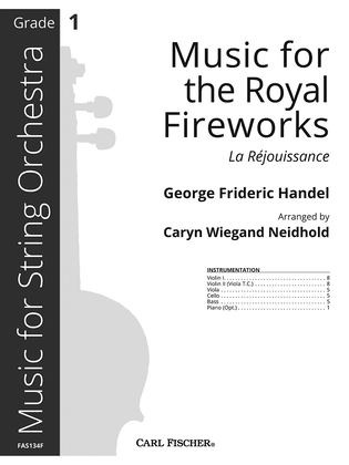 Book cover for Music for the Royal Fireworks