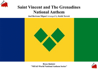 Book cover for Saint Vincent and The Grenadines National Anthem for Brass Quintet