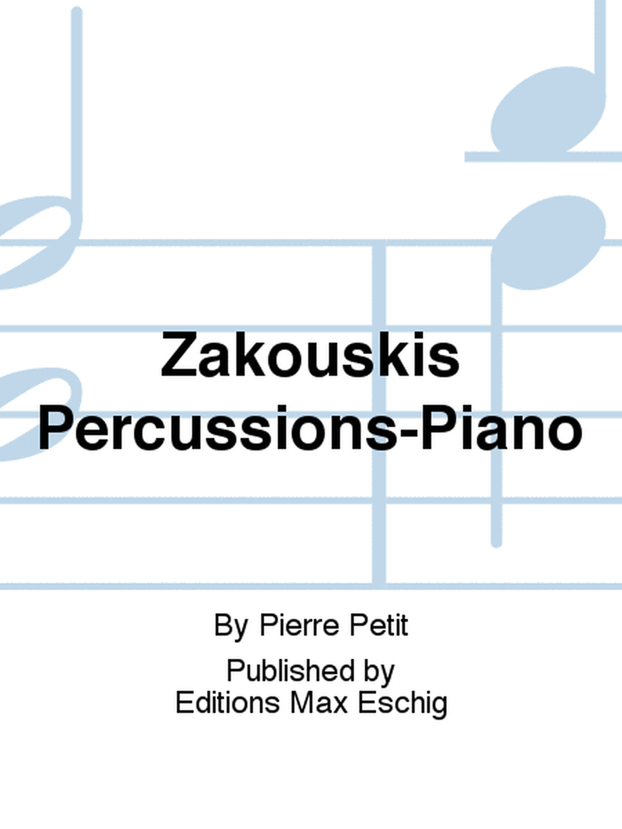 Zakouskis Percussions-Piano