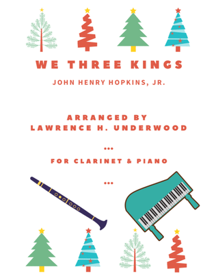 Book cover for We Three Kings for Solo Clarinet