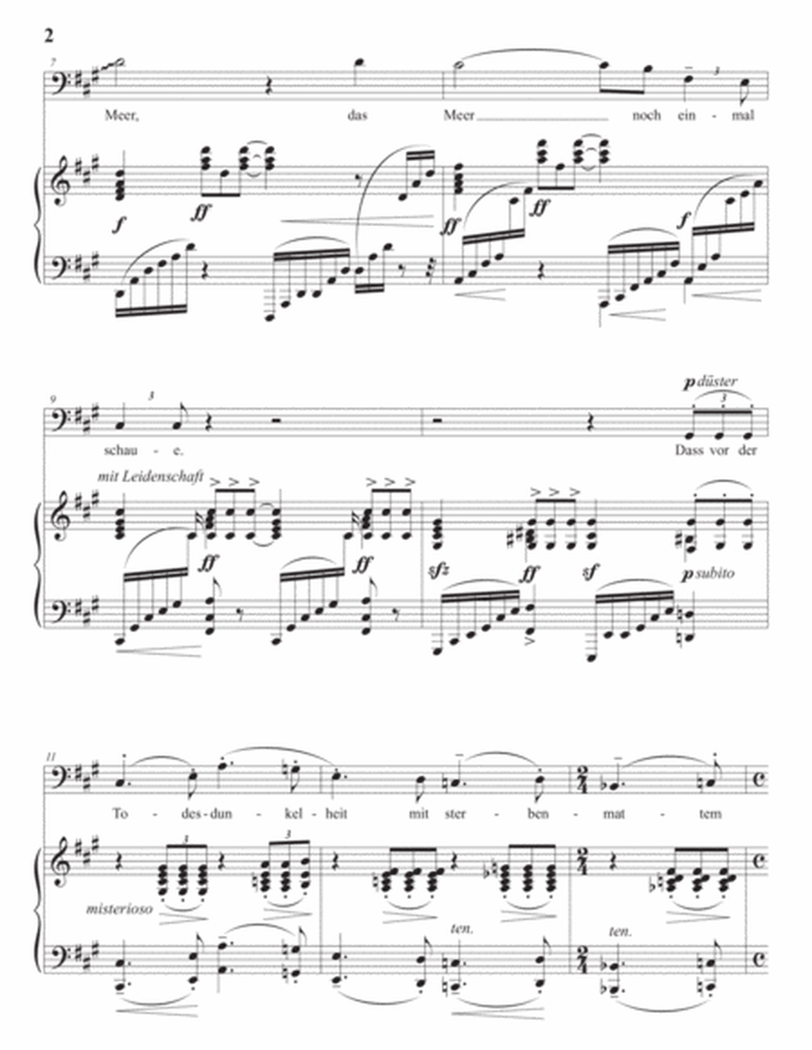 KARG-ELERT: Sterbender Schiffer, Op. 52 no. 8 (transposed to F-sharp minor, bass clef)