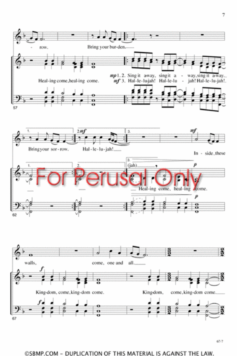 Freedom Come - SATB Octavo image number null