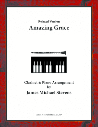 Book cover for Amazing Grace - Clarinet & Piano Relaxed Version