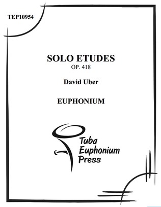 Book cover for Solo Etudes