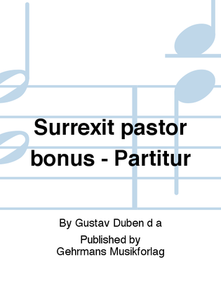 Surrexit pastor bonus - Partitur