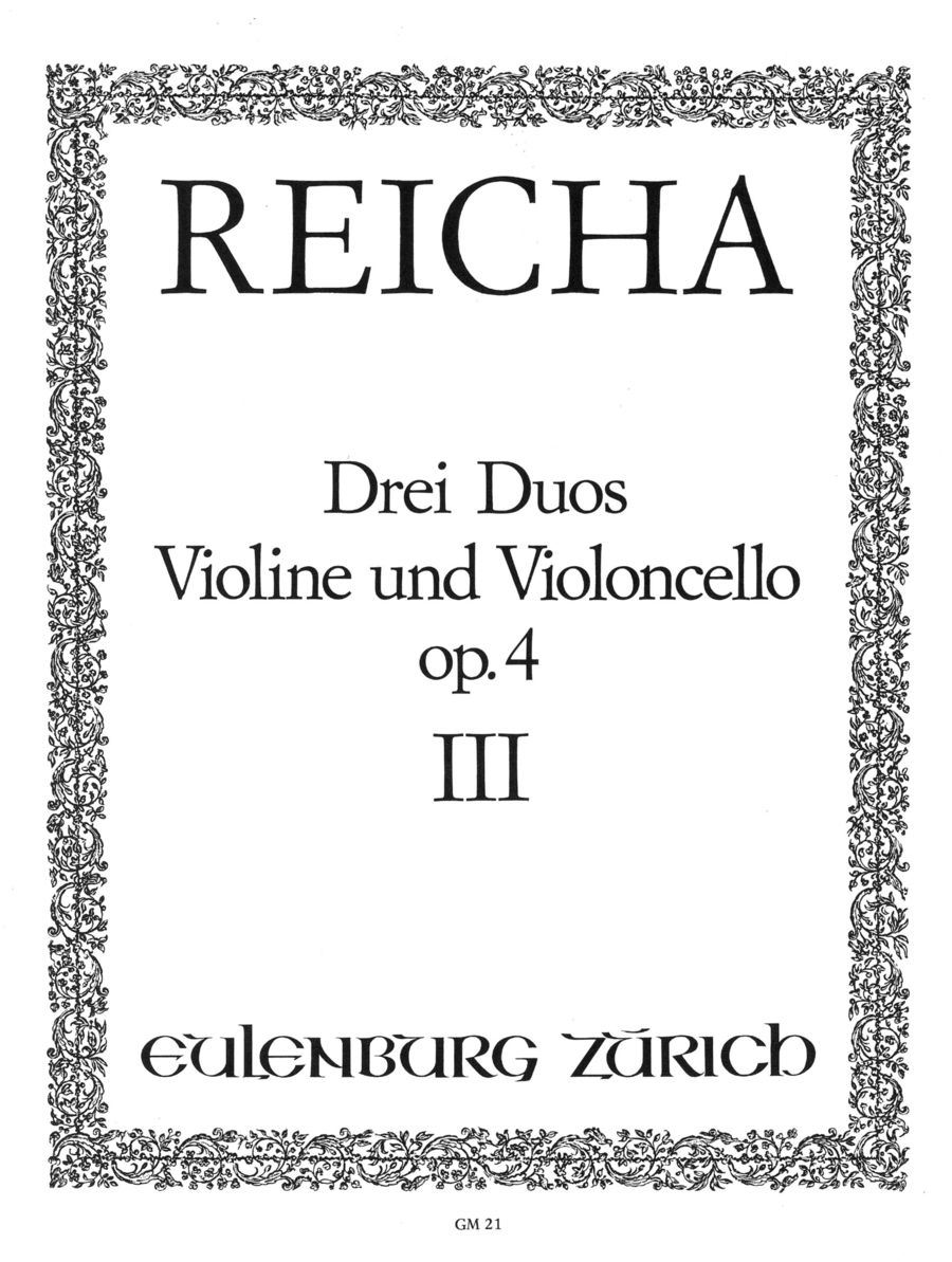 Duos (3), Op.4 - Volume 3