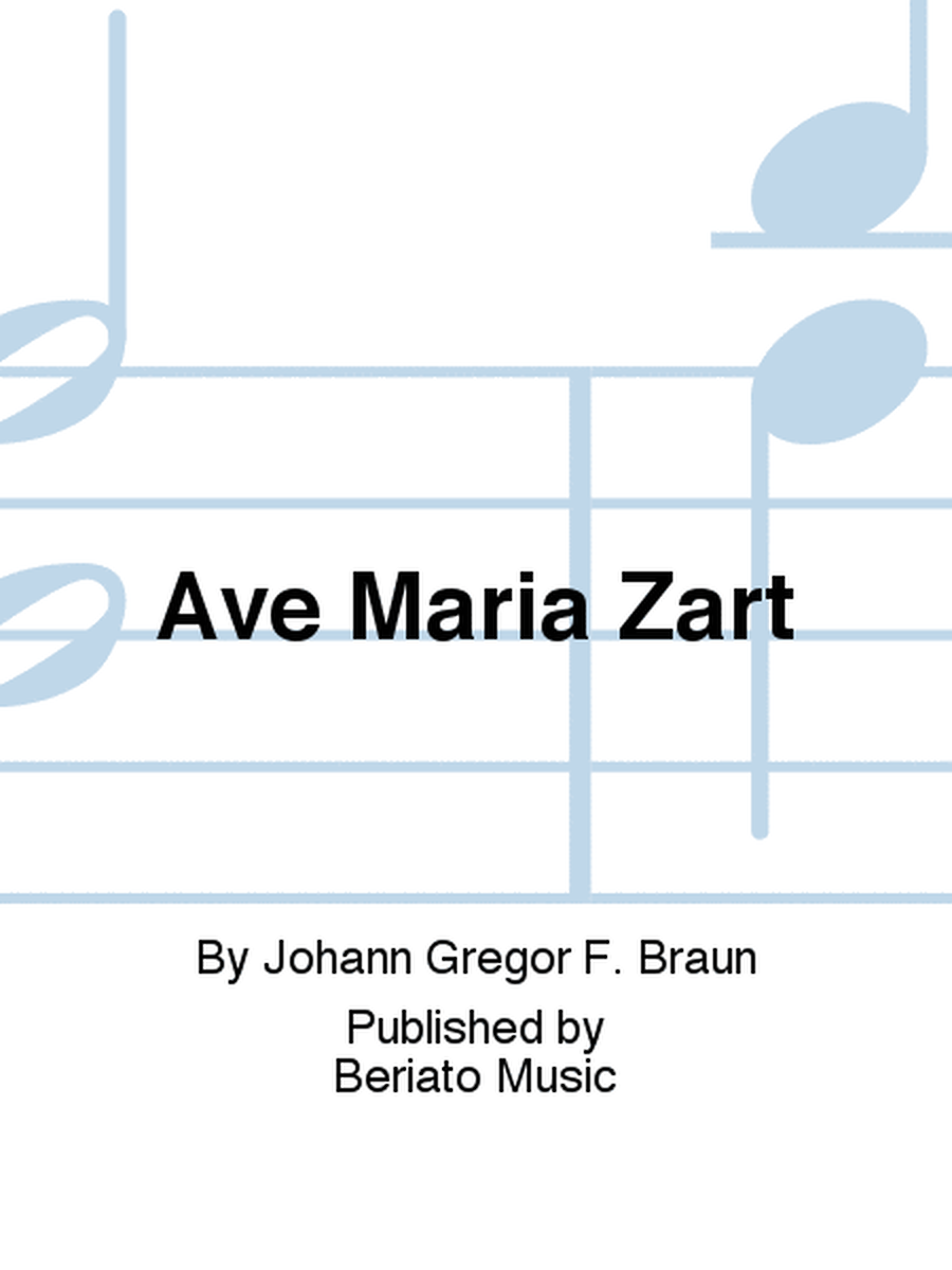 Ave Maria Zart