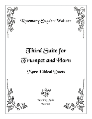 Book cover for THIRD SUITE FOR TRUMPET AND HORN