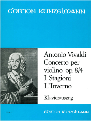 Book cover for The four seasons - Winter, Concerto for violin