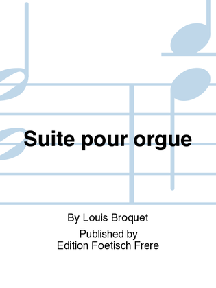 Book cover for Suite pour orgue