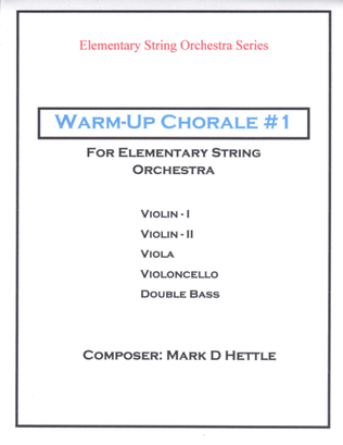 Book cover for Warm-Up Chorale #1 for Elementary String Orchestra