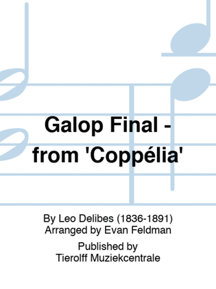 Book cover for Galop Final - from 'Coppélia'