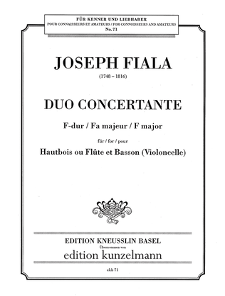 Book cover for Duo concertante