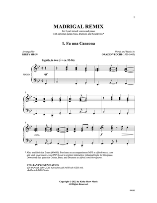 Book cover for Madrigal Remix