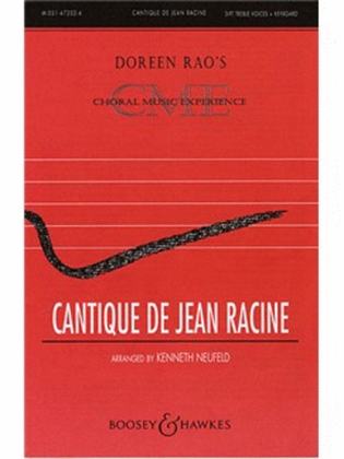 Book cover for Cantique de Jean Racine