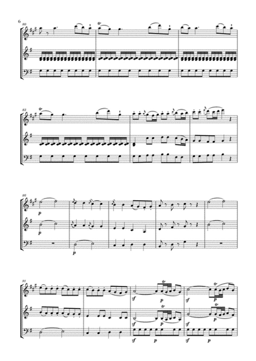 Eine Kleine Nachtmusik for Clarinet, Violin and Bassoon image number null