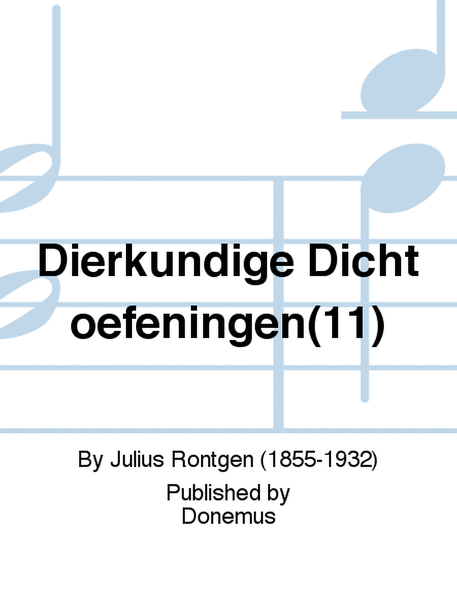 Dierkundige Dichtoefeningen(11)