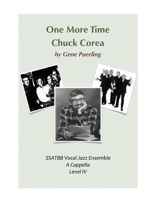 Book cover for One More Time Chuck Corea – Gene Puerling – SSATBB A Cappella