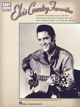 Book cover for Elvis Country Favorites
