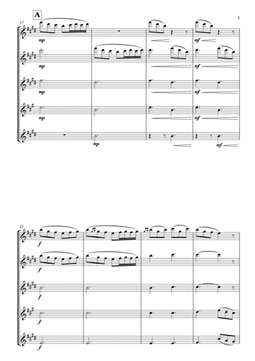 Peer Gynt Suite No. 1 arranged for Flute Quintet image number null