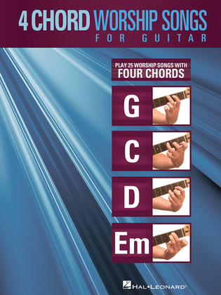 Book cover for 4-Chord Worship Songs for Guitar
