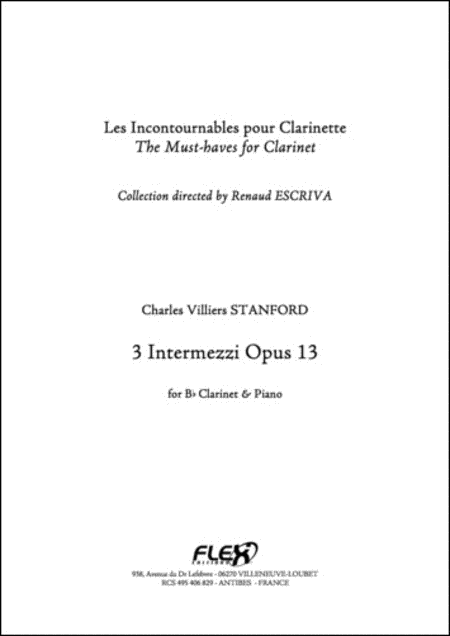 3 Intermezzi Opus 13