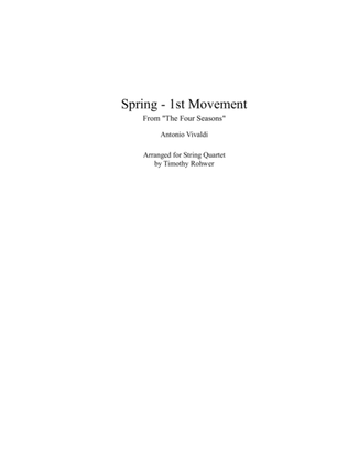 Book cover for Spring from the Four Seasons