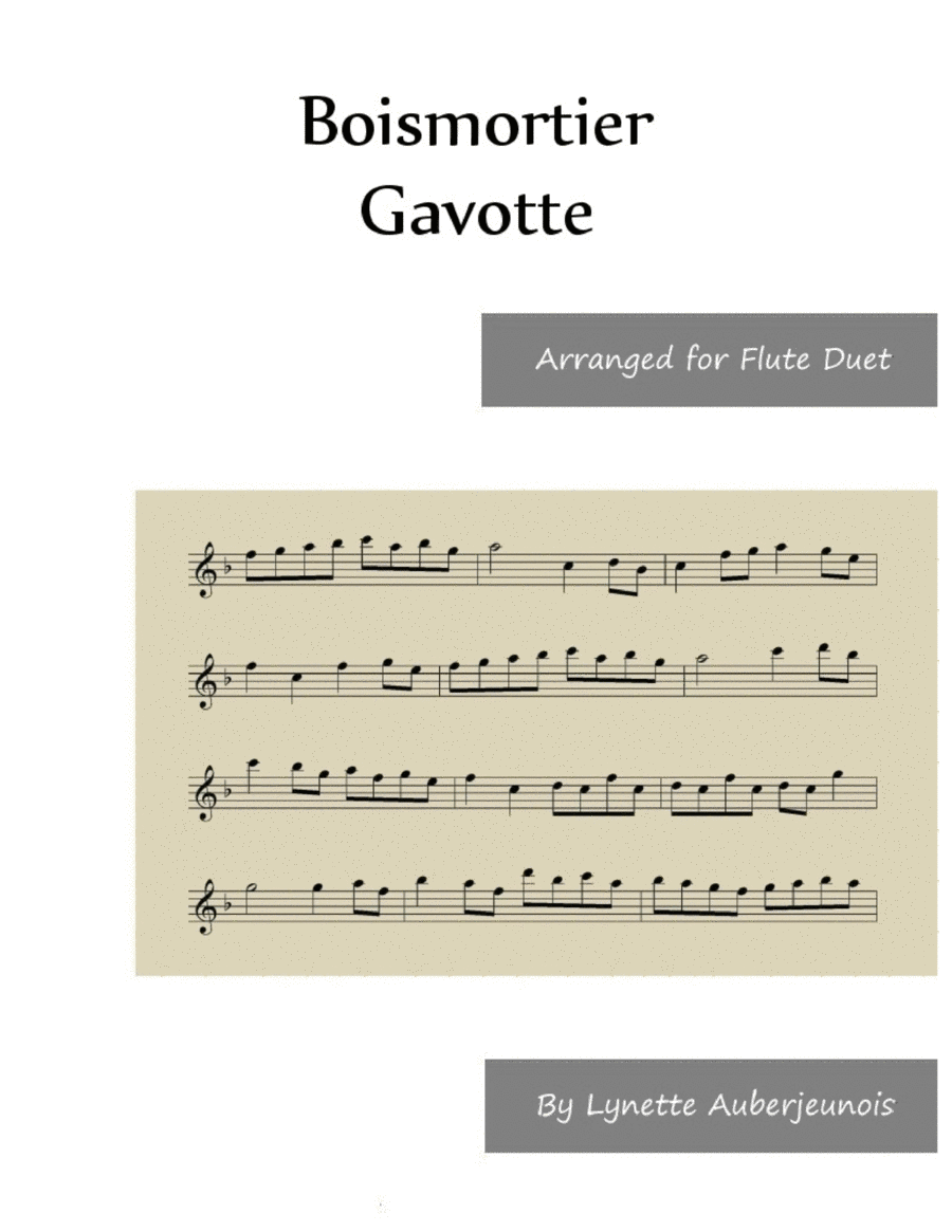 Gavotte - Flute Duet image number null