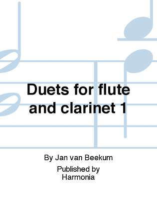 Book cover for Duets for flute and clarinet 1