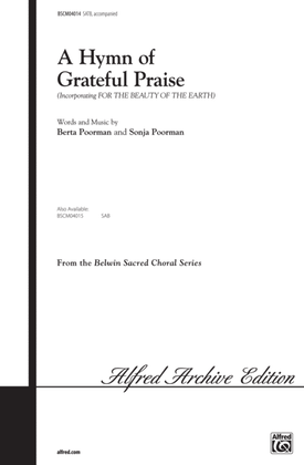 Book cover for A Hymn of Grateful Praise