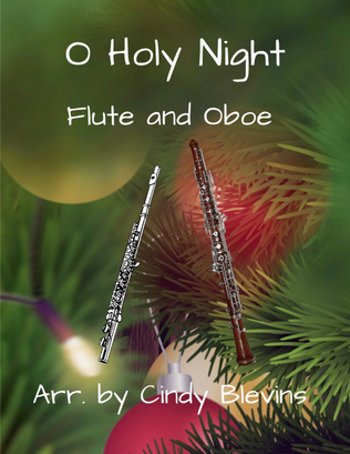 Book cover for O Holy Night, for Flute and Oboe Duet