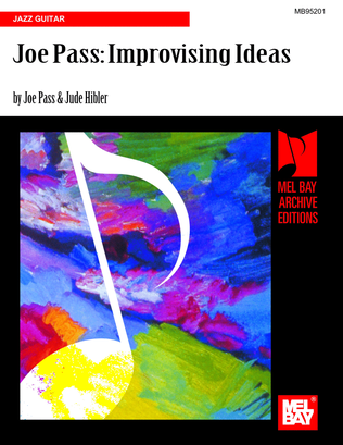 Book cover for Joe Pass Improvising Ideas