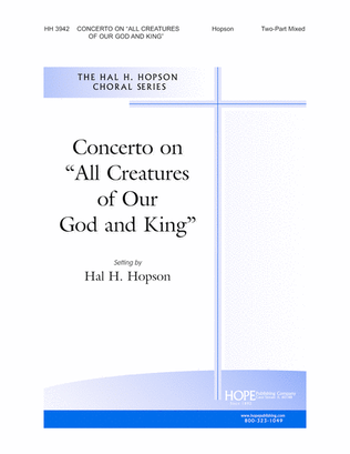 Book cover for Concertato on "All Creatures of Our God & King"