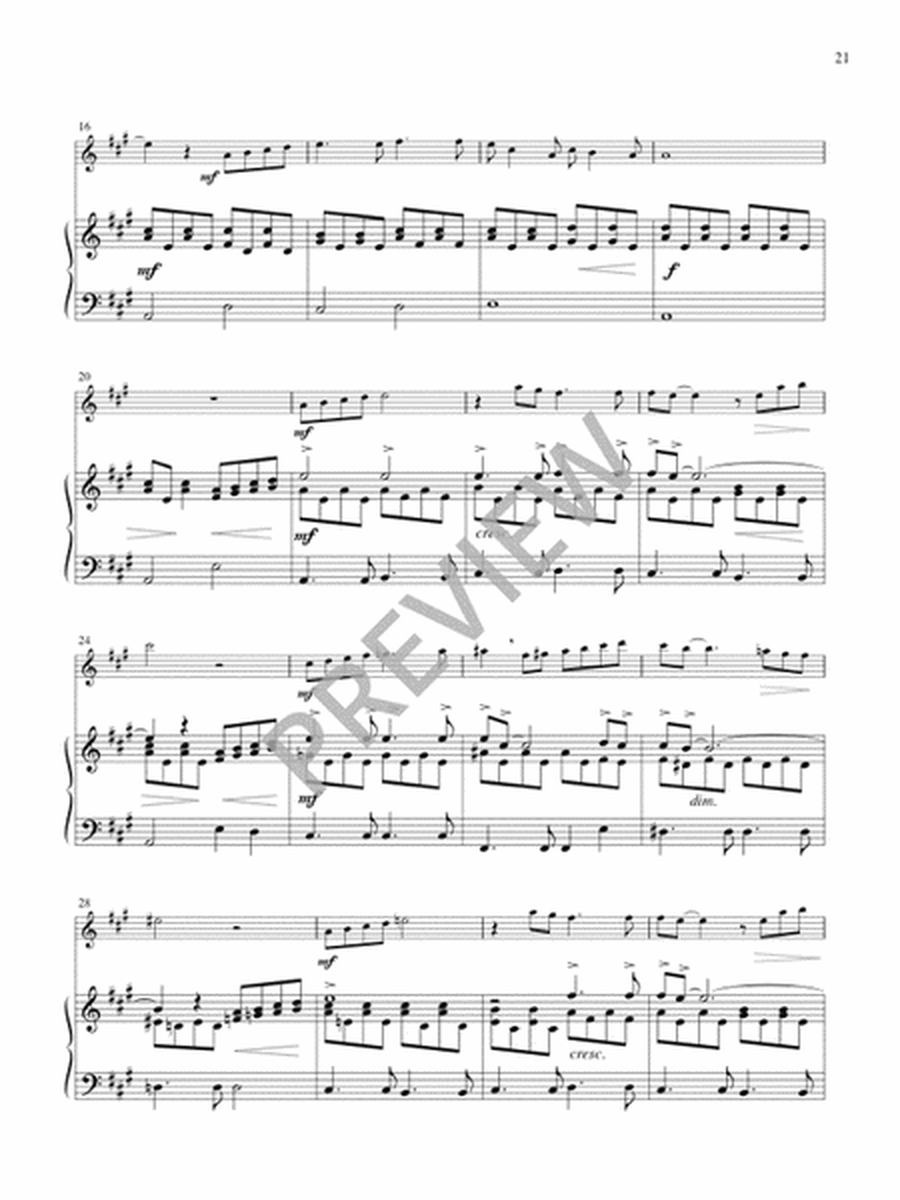 Six Contemporary Hymn Settings for Flute and Piano