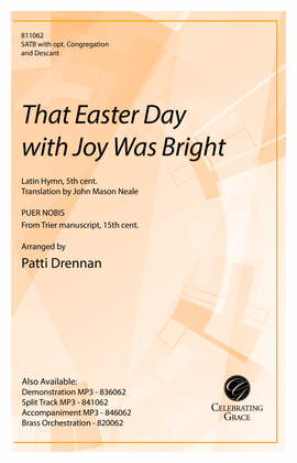 Book cover for That Easter Day with Joy Was Bright