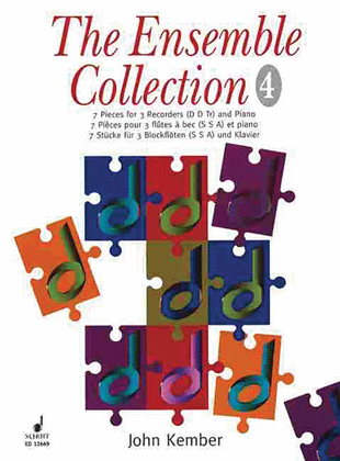 Book cover for The Ensemble Collection - 7 Pieces for 3 Recorders & Piano