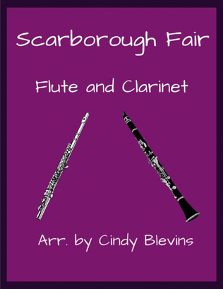 Book cover for Scarborough Fair, Flute and Clarinet